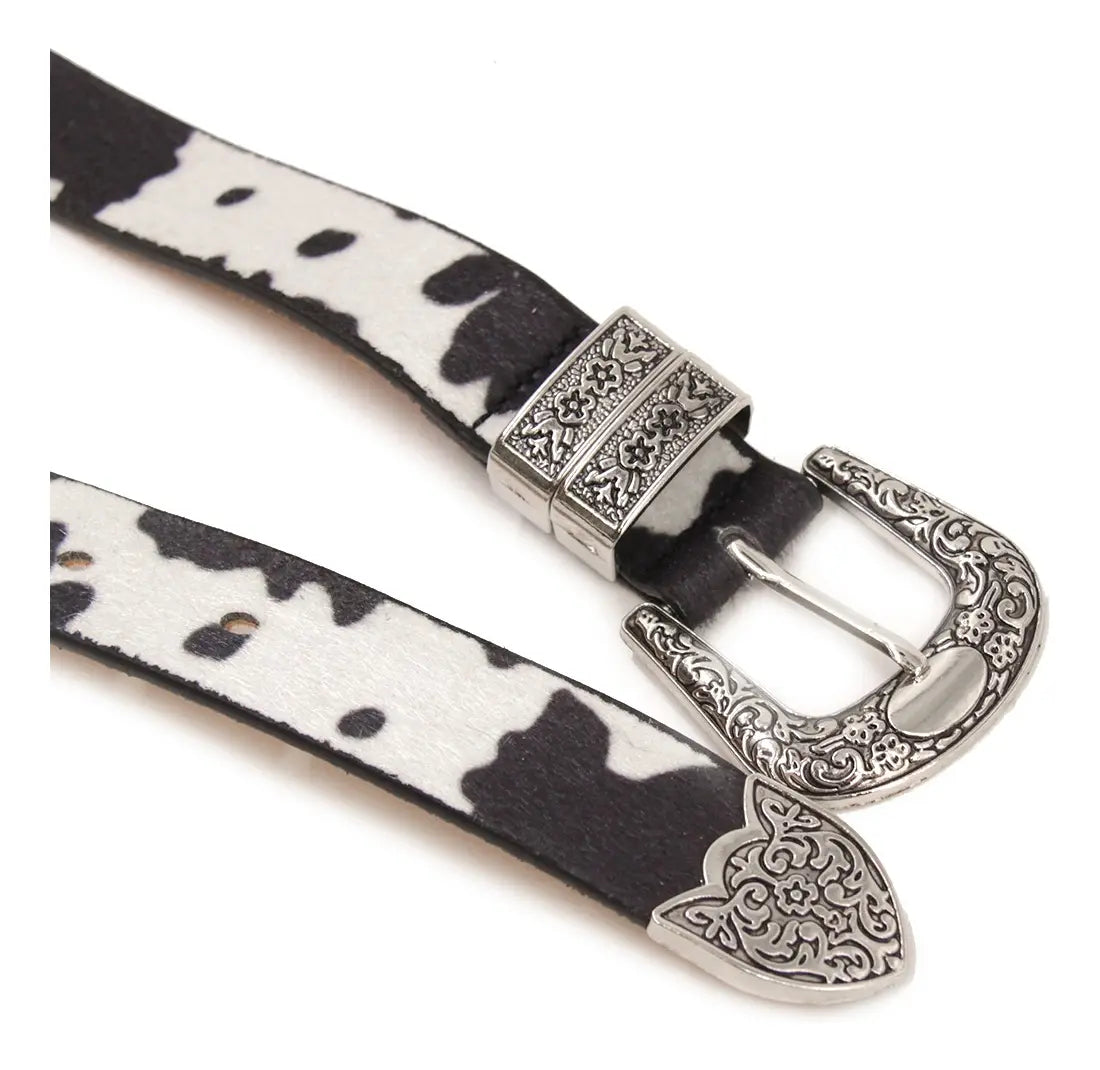 Cinturón Mujer Hebilla Vaquero Doble -B343