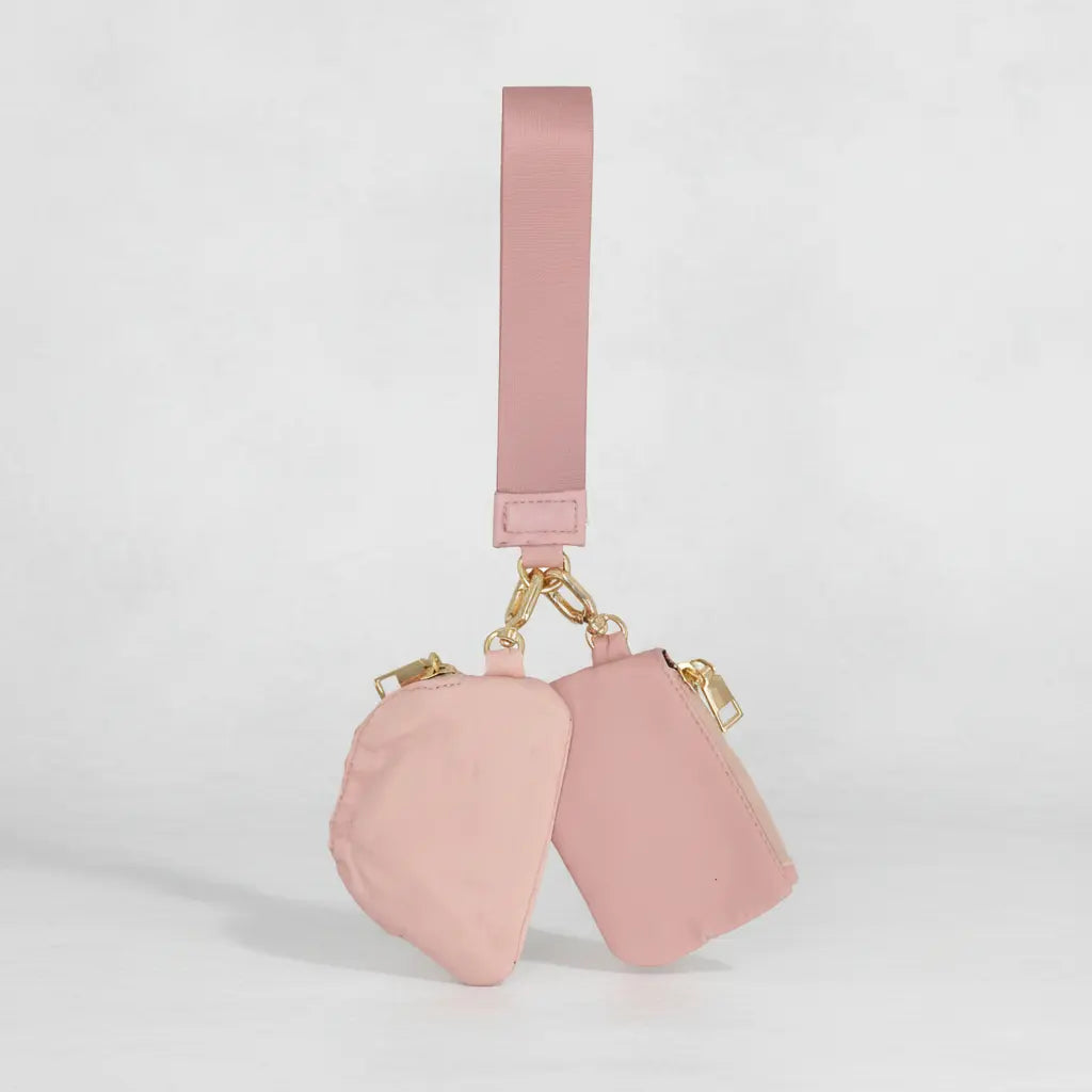 Monedero Tarjetero Billetera con Strap Bicolor - W125