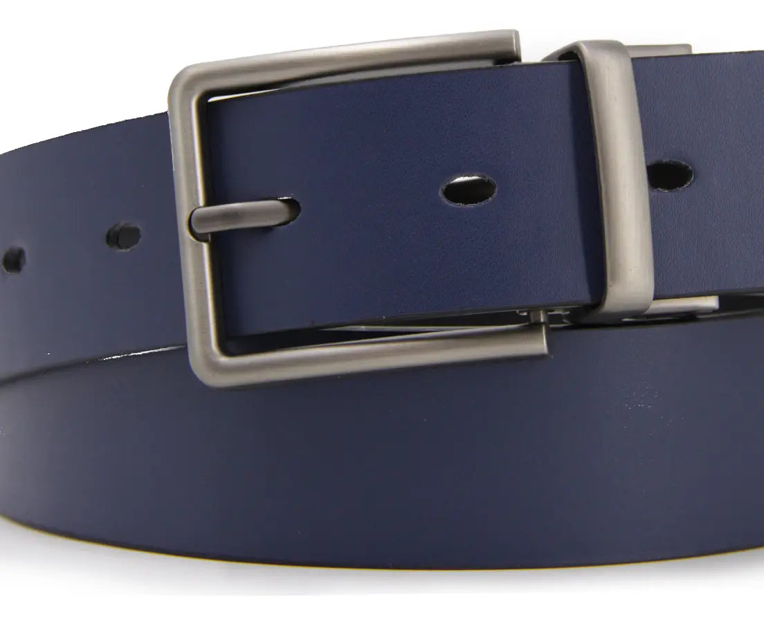 Cinturón Hombre Reversible Hebilla Cepillada- BC026