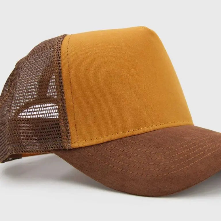 Jockey Trucker Cap 5 Paneles Algodón Gamuza - HT008