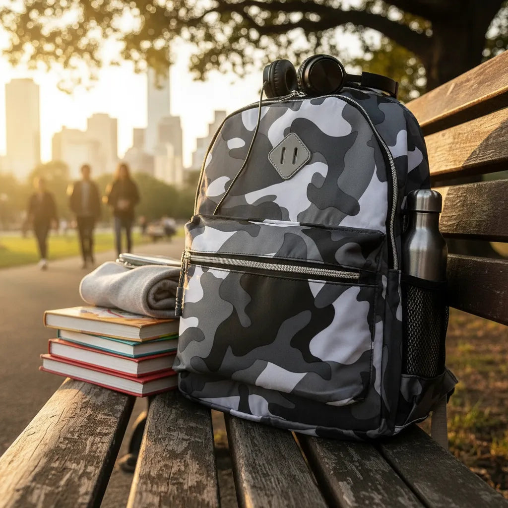 Mochila Semi Acolchada 27 L Mimetizada 8386