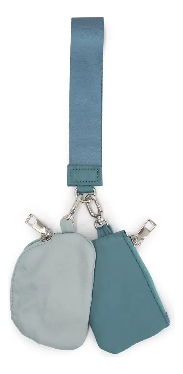 Monedero Tarjetero Billetera con Strap Bicolor - W125