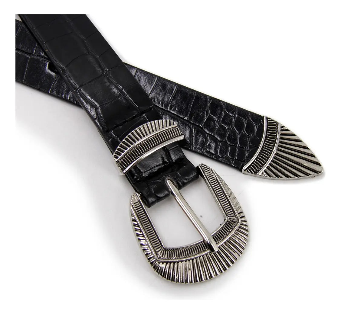 Cinturón Mujer Hebilla Vaquero -B536
