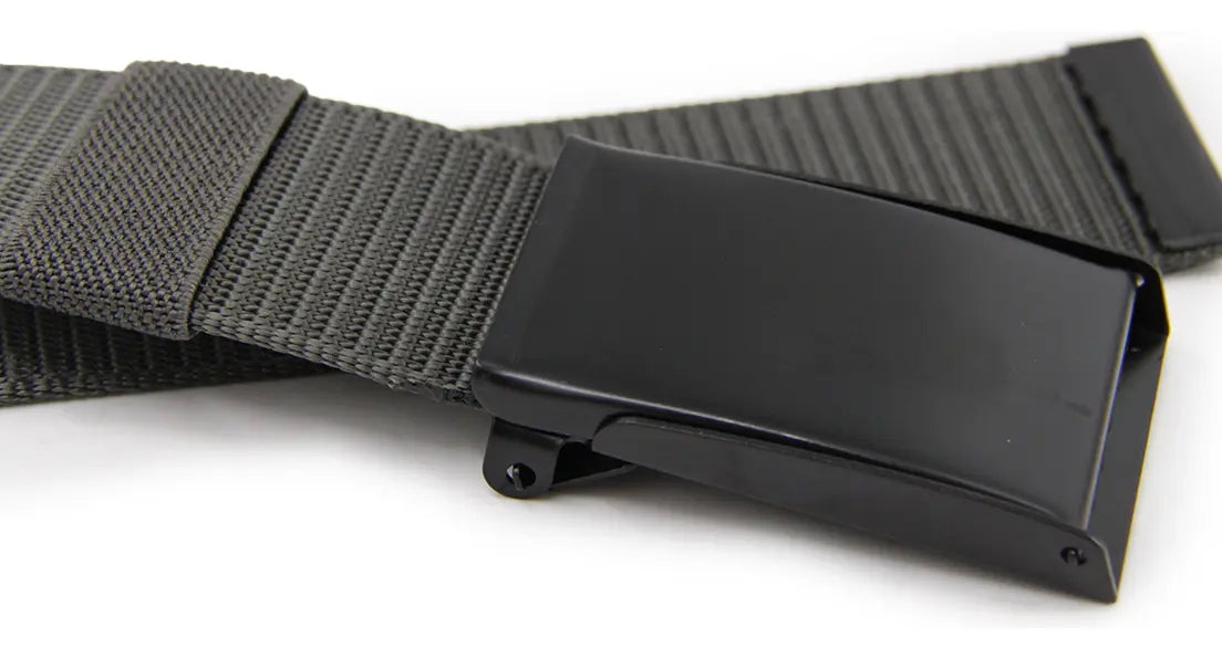 Cinturón Hombre Táctico Hebilla Rectangular Ajustable -BC031