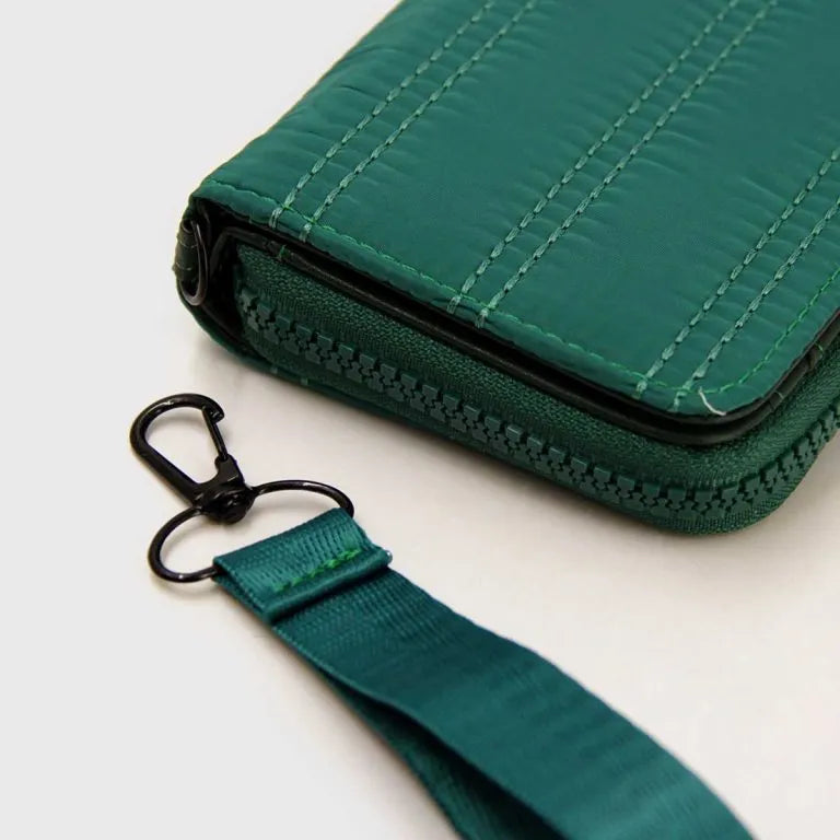 Billetera Monedero Acolchada con Strap Mujer Compacta - W082