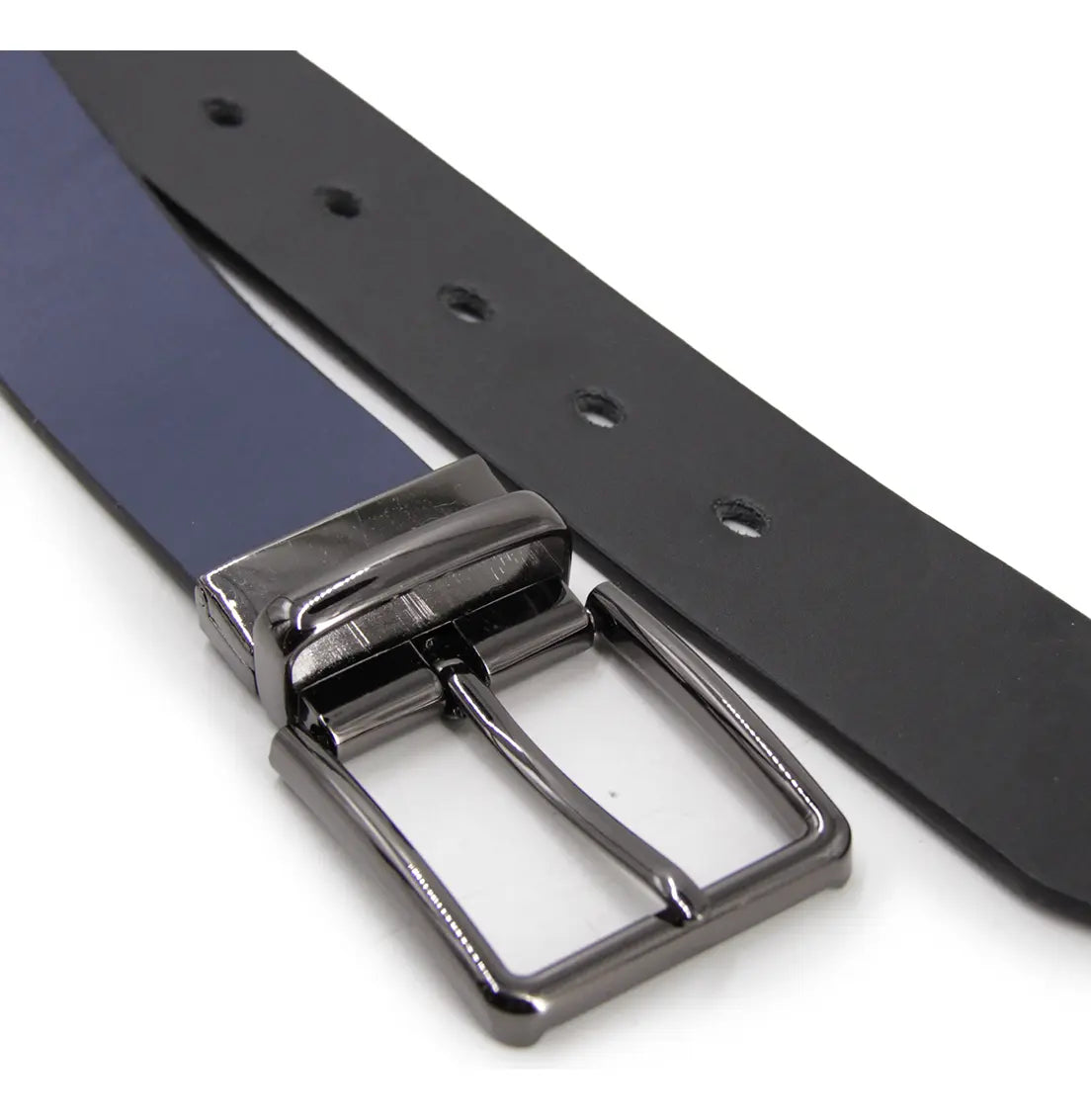 Cinturón Hombre Reversible Hebilla Gun Metal - BC025