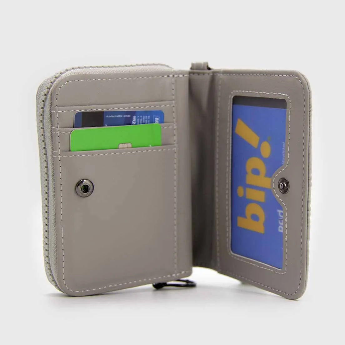 Billetera Monedero Acolchada con Strap Mujer Compacta - W082