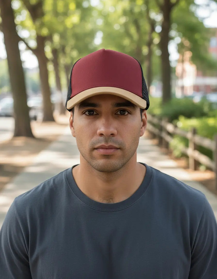 Jockey Trucker Cap 5 Paneles Algodón Gamuza - HT008