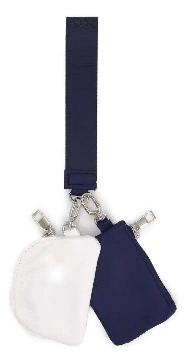 Monedero Tarjetero Billetera con Strap Bicolor - W125