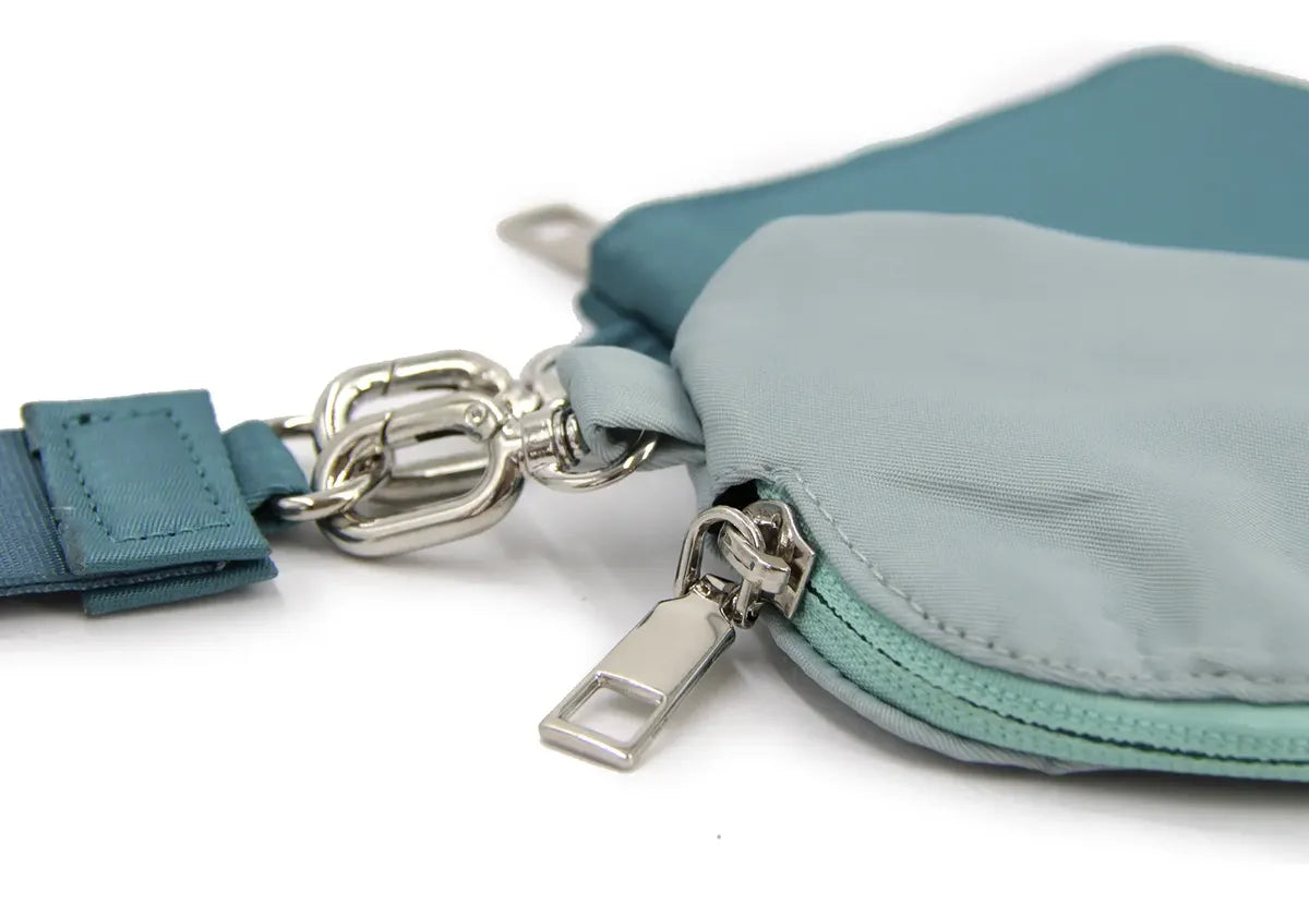 Monedero Tarjetero Billetera con Strap Bicolor - W125