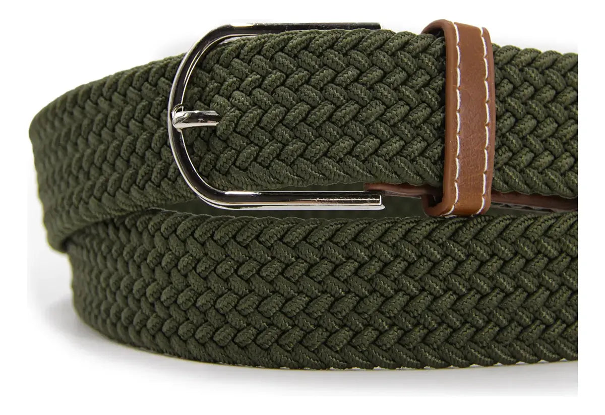 Cinturón Hombre Elasticado Trenza 118 cm- BC016