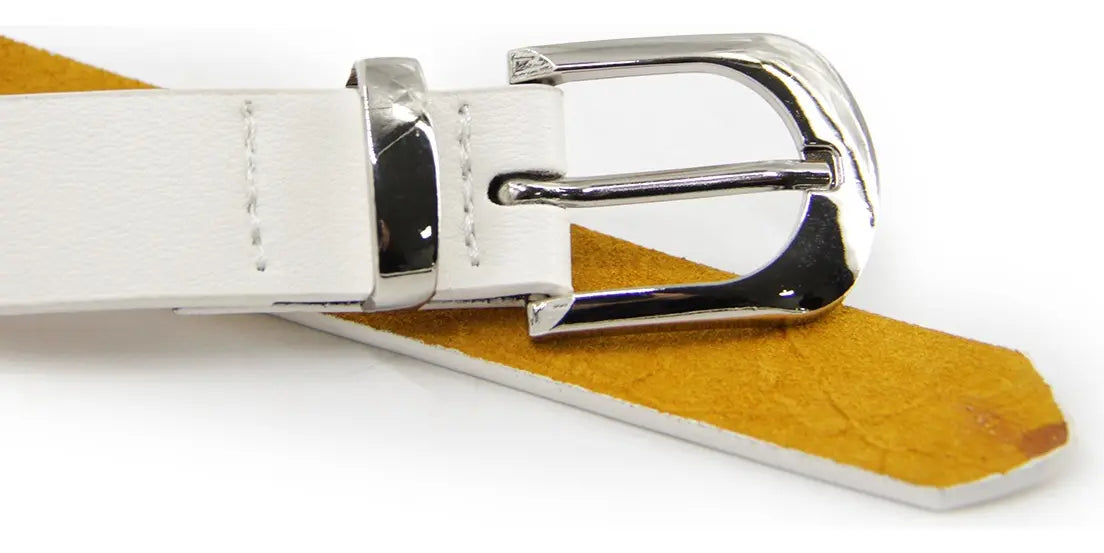 Cinturón Mujer Pasador Metálico Angosto -B316