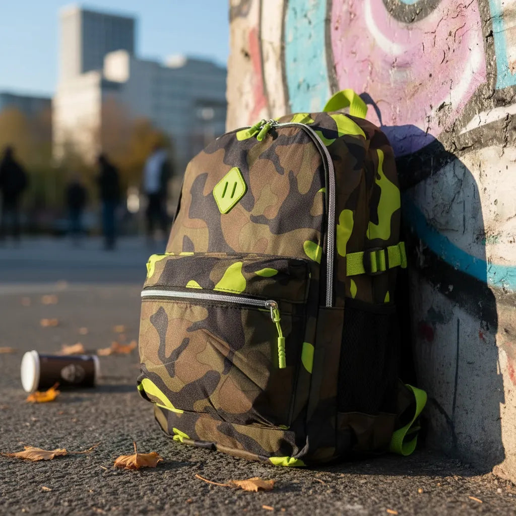 Mochila Semi Acolchada 27 L Mimetizada 8386