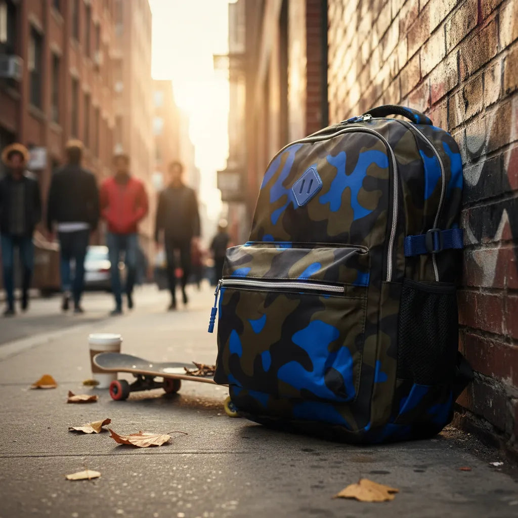 Mochila Semi Acolchada 27 L Mimetizada 8386