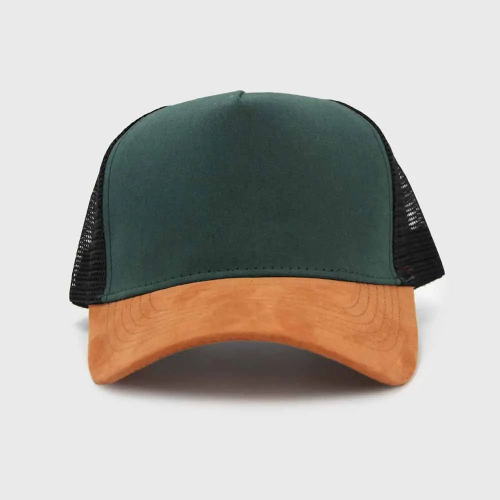 Jockey Trucker Cap 5 Paneles Algodón Gamuza - HT008