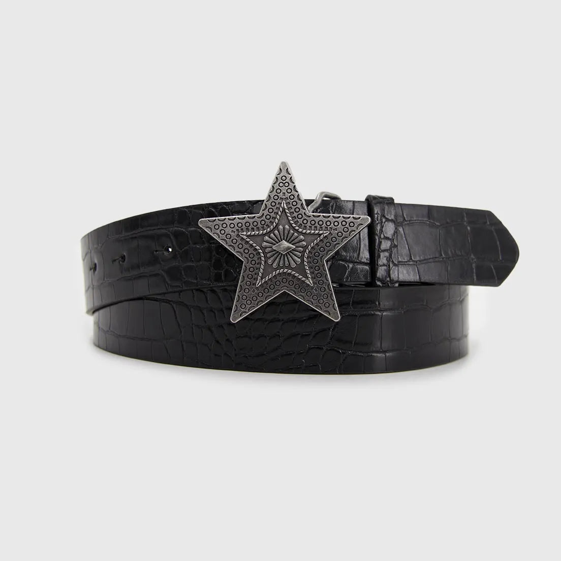 Cinturón Mujer Estrella Hebilla Grande Estilo Urbano - B531
