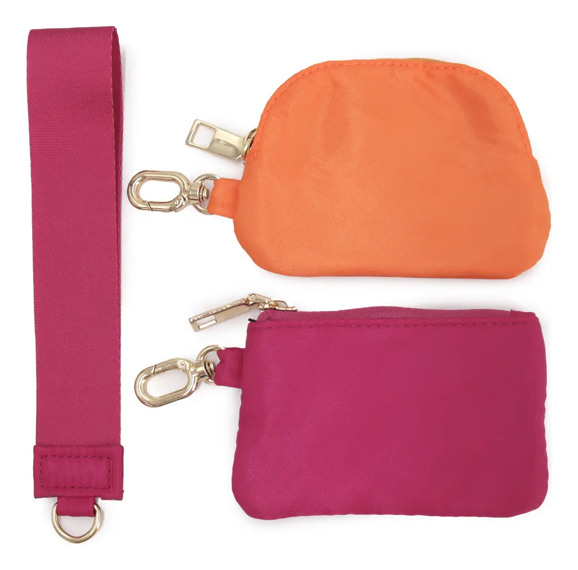 Monedero Tarjetero Billetera con Strap Bicolor - W125