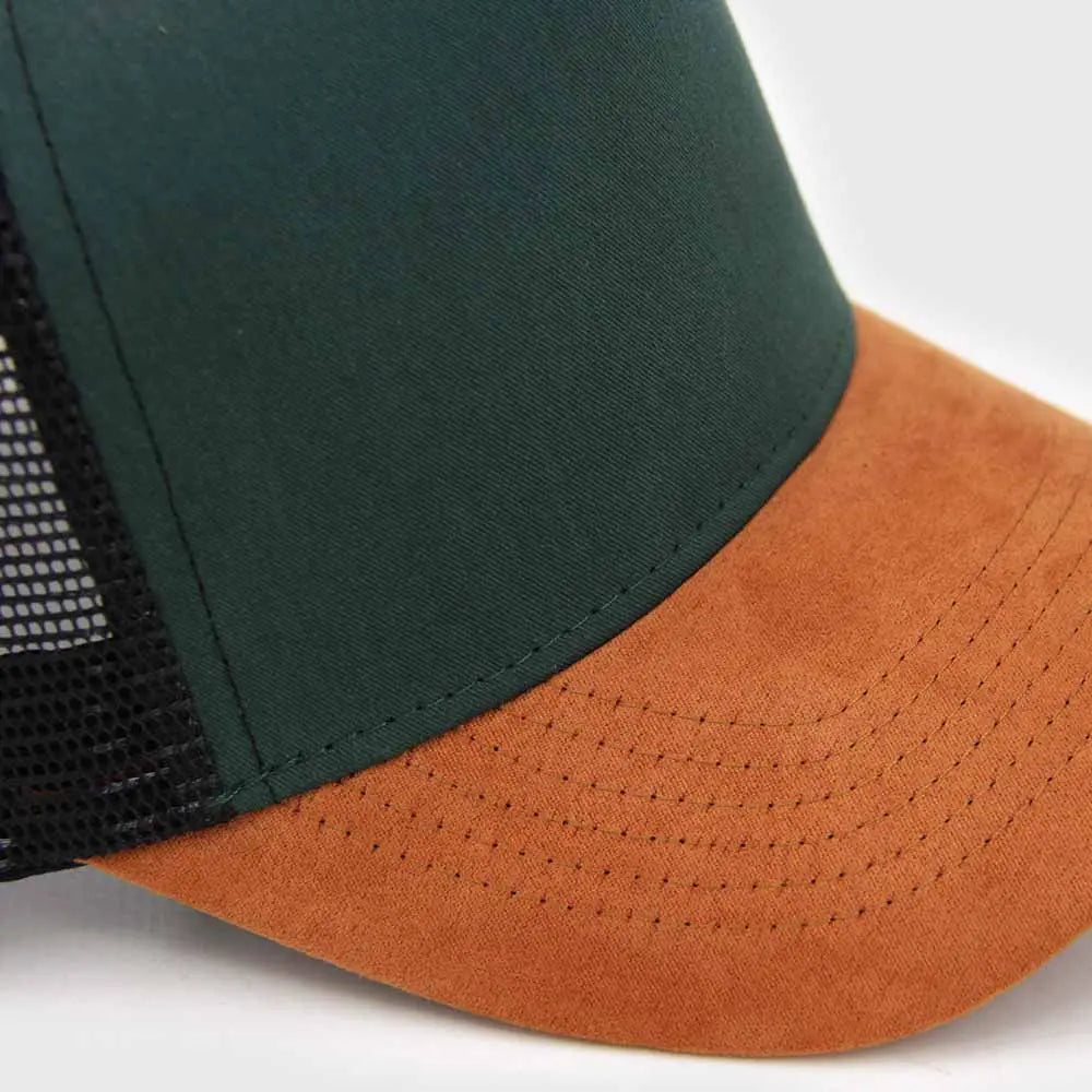 Jockey Trucker Cap 5 Paneles Algodón Gamuza - HT008