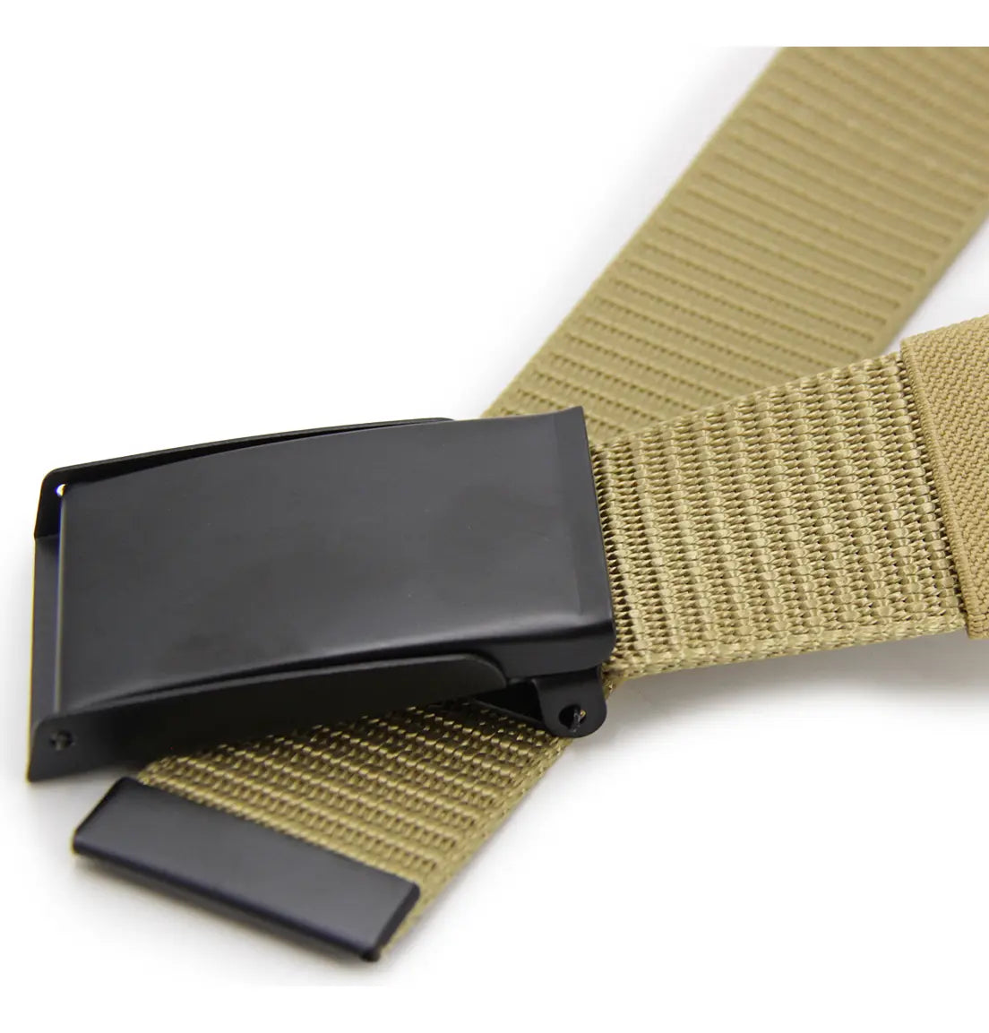 Cinturón Hombre Táctico Hebilla Rectangular Ajustable -BC031