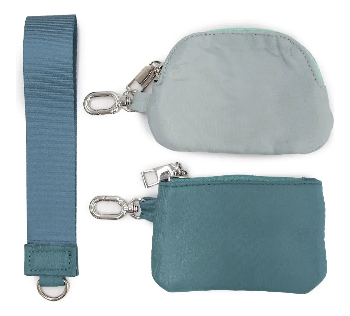 Monedero Tarjetero Billetera con Strap Bicolor - W125