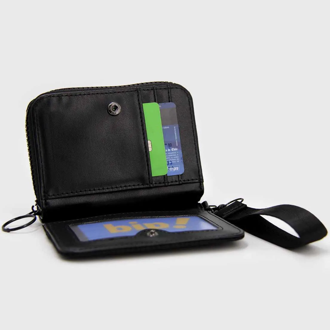 Billetera Monedero Acolchada con Strap Mujer Compacta - W082