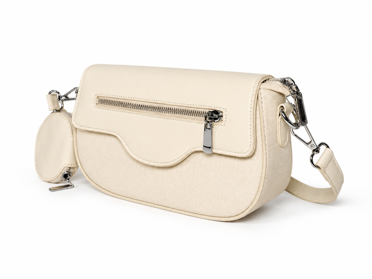 Cartera Bandolera Mujer con 2 Straps y Monedero Desmontable - JJ3752