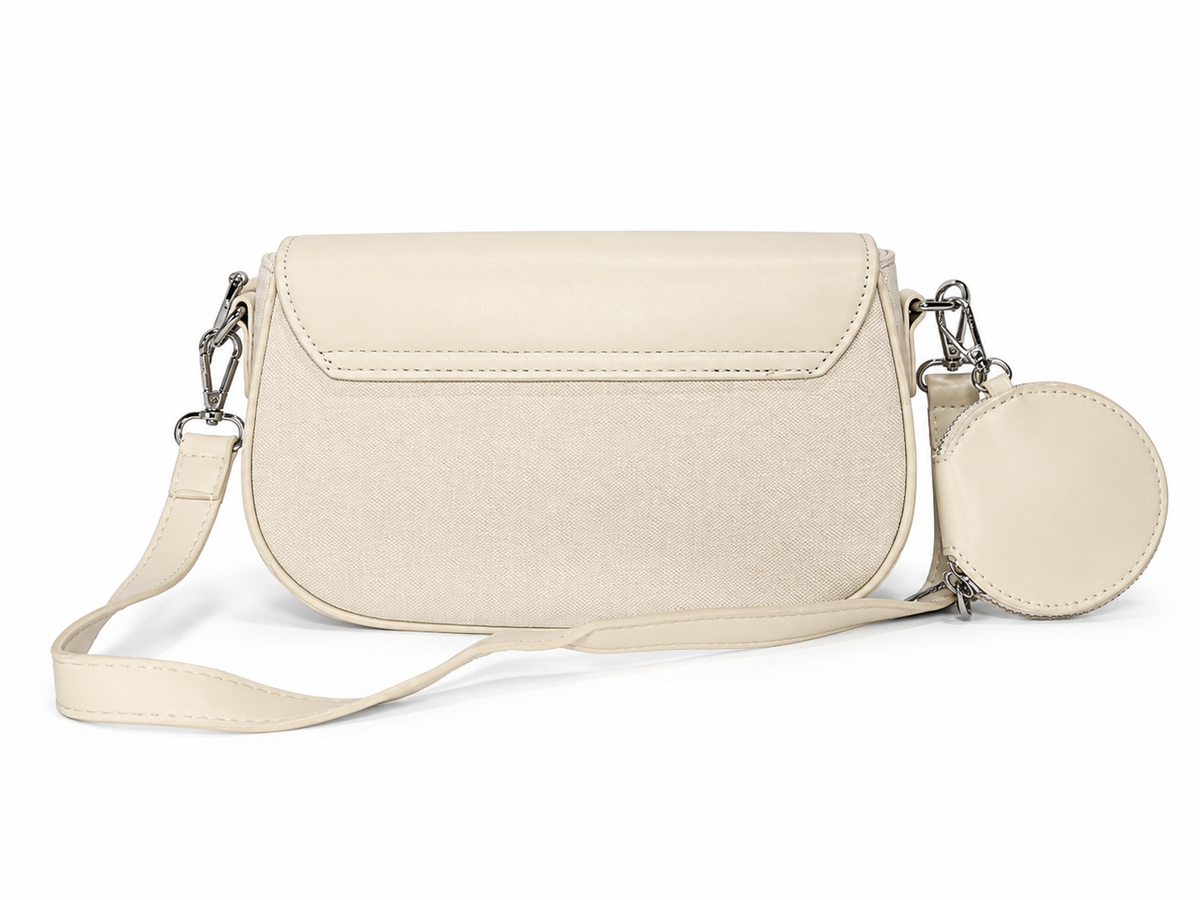 Cartera Bandolera Mujer con 2 Straps y Monedero Desmontable - JJ3752