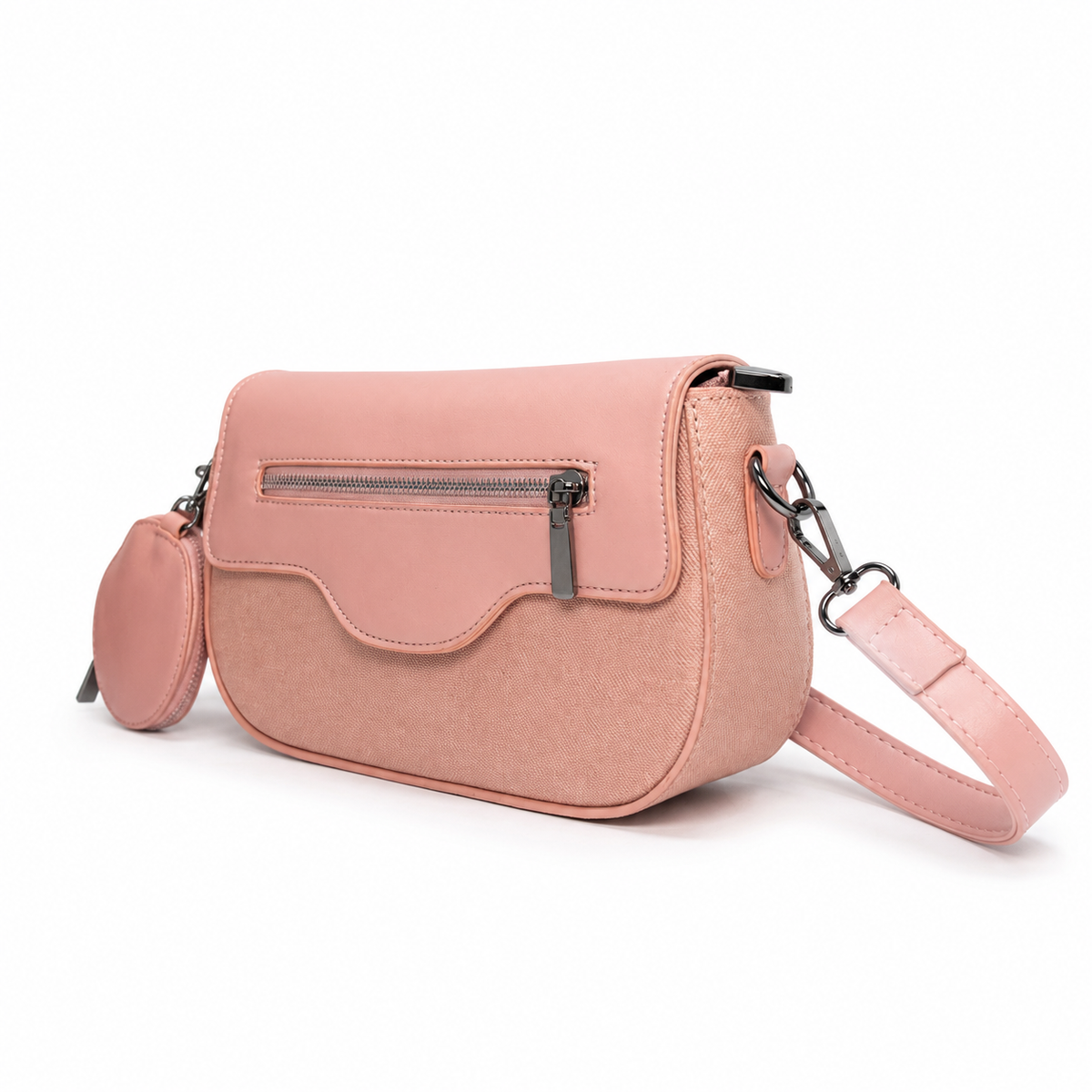 Cartera Bandolera Mujer con 2 Straps y Monedero Desmontable - JJ3752
