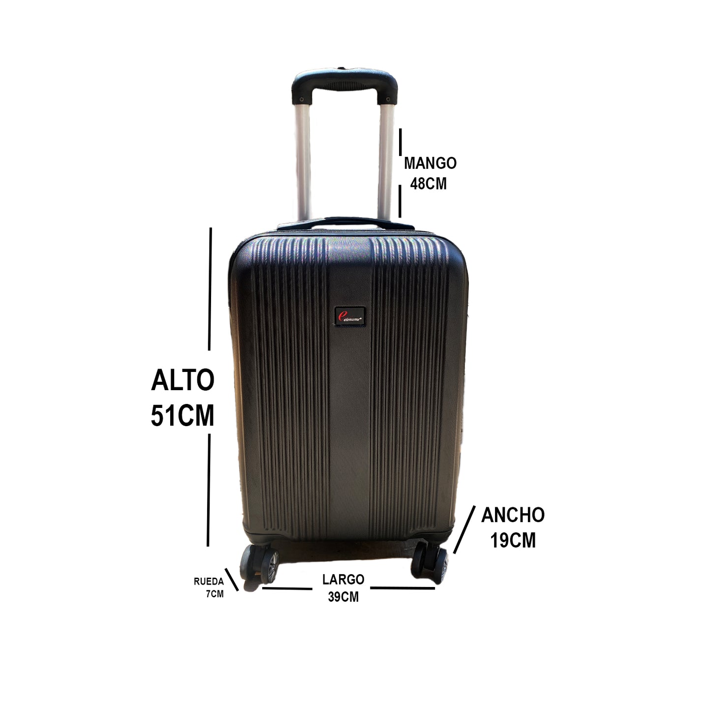 Maleta Viaje Mano Cabina ABS Avion 10 A 12 Kilos Carry On