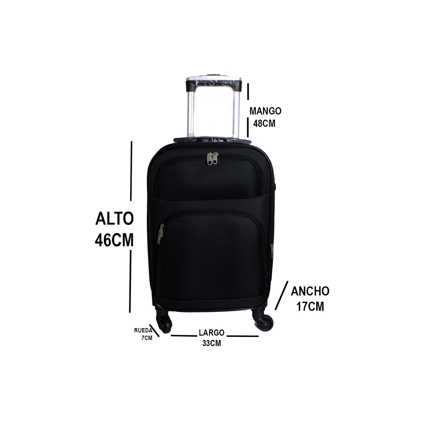 Maleta Viaje Mano Cabina Avion 8 A 10 Kilos Carry On