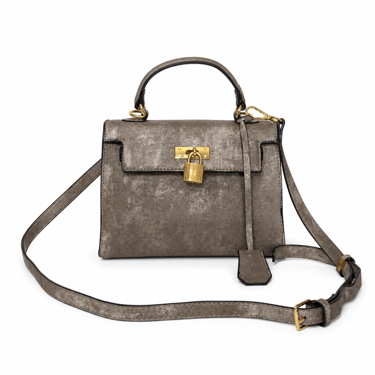 Cartera Bandolera Agamuzada Mujer Asa Superior Ajustable JJ1222