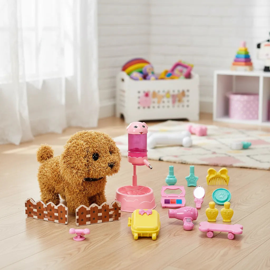 Juguete Interactivo Cuida Tu Mascota Peluche Accesorio Niños