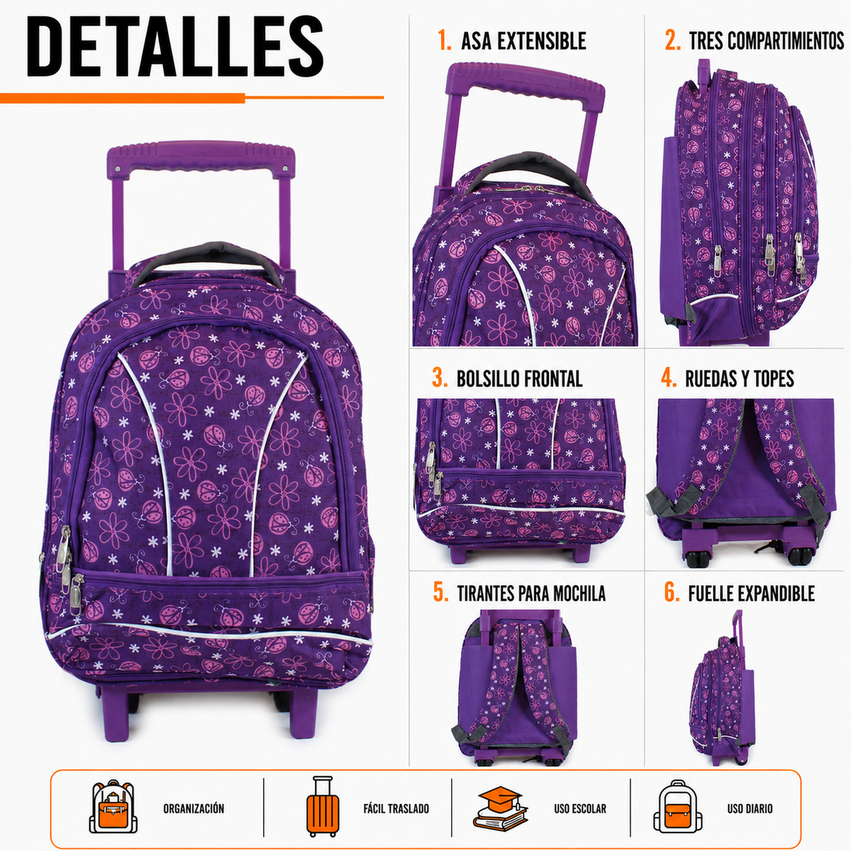 Mochila con Ruedas 108A