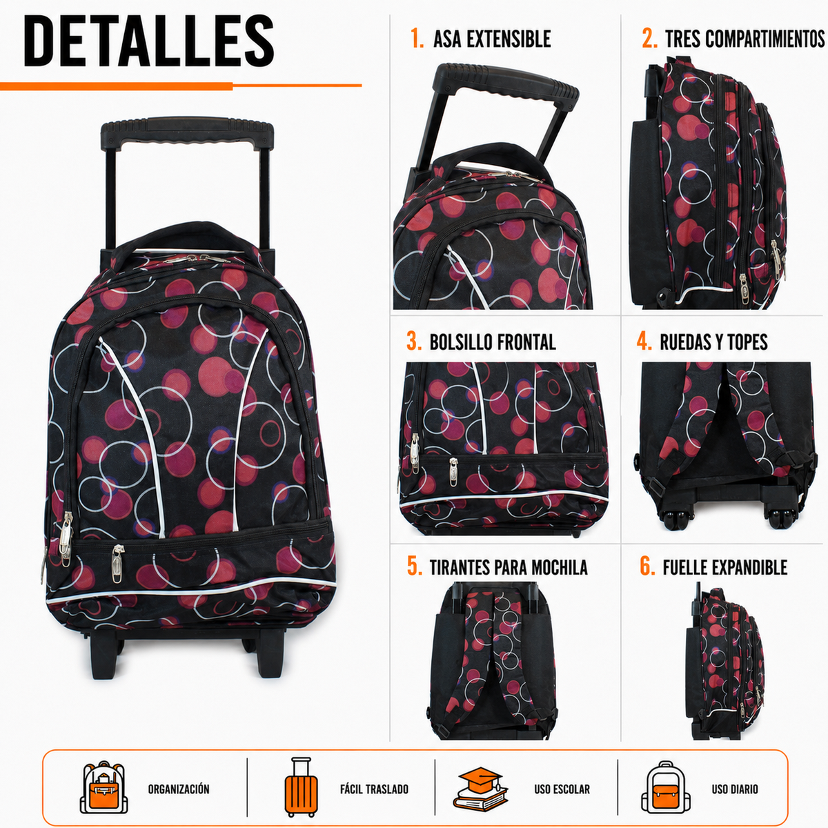 Mochila con Ruedas 108A