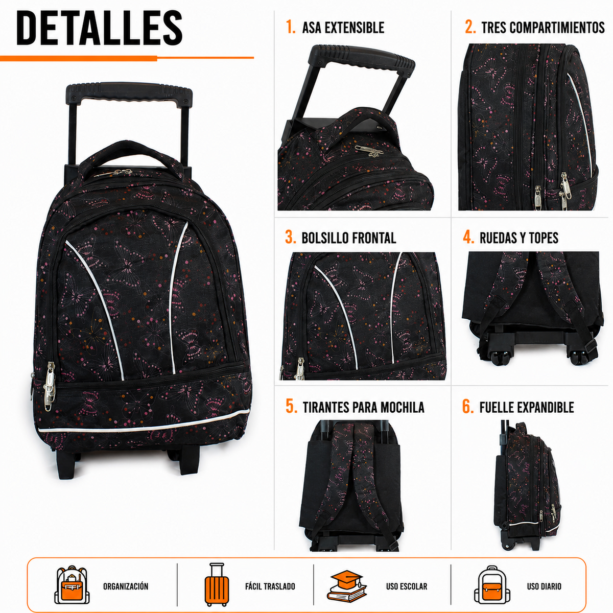 Mochila con Ruedas 108A