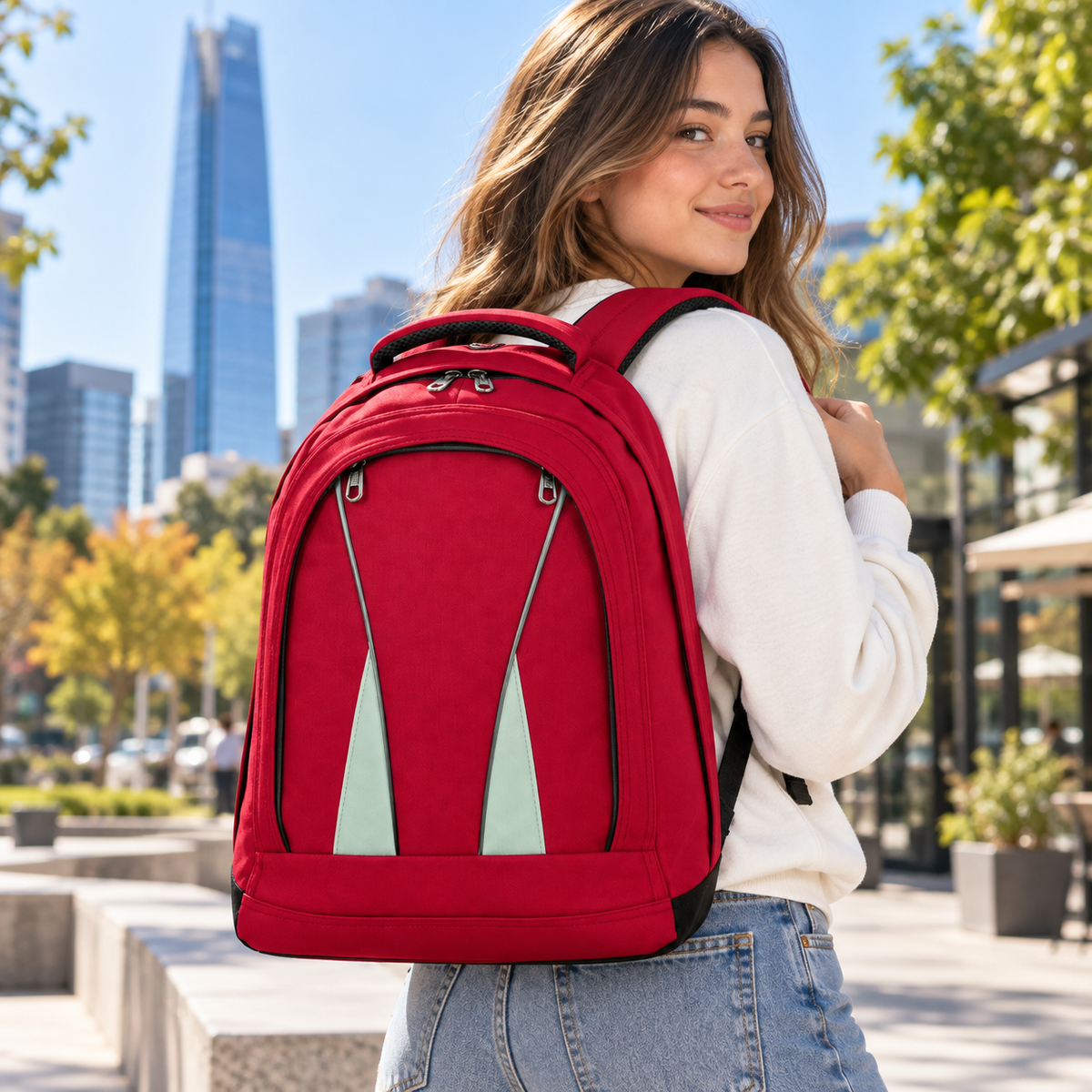 Mochila Semi Acolchada 25 L Porta Notebook 3844