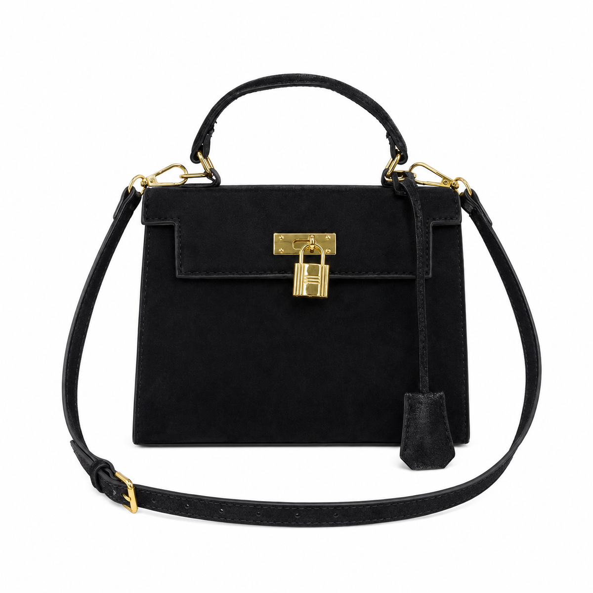 Cartera Bandolera Agamuzada Mujer Asa Superior Ajustable JJ1222