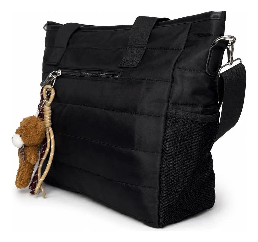 Bolso Tote Mujer Grande con Charm y Correa Removible 14L JJ260301