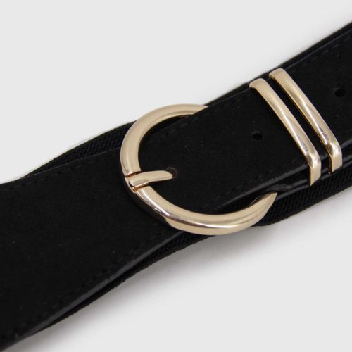 Cinturón Mujer Elasticado Doble Pasador Metálico - BE098