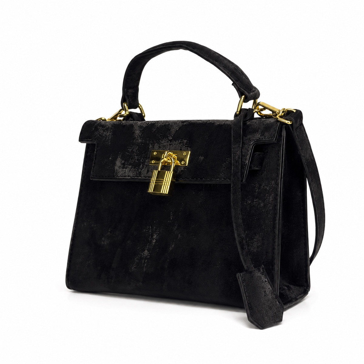 Cartera Bandolera Agamuzada Mujer Asa Superior Ajustable JJ1222