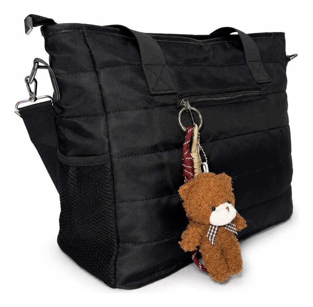 Bolso Tote Mujer Grande con Charm y Correa Removible 14L JJ260301