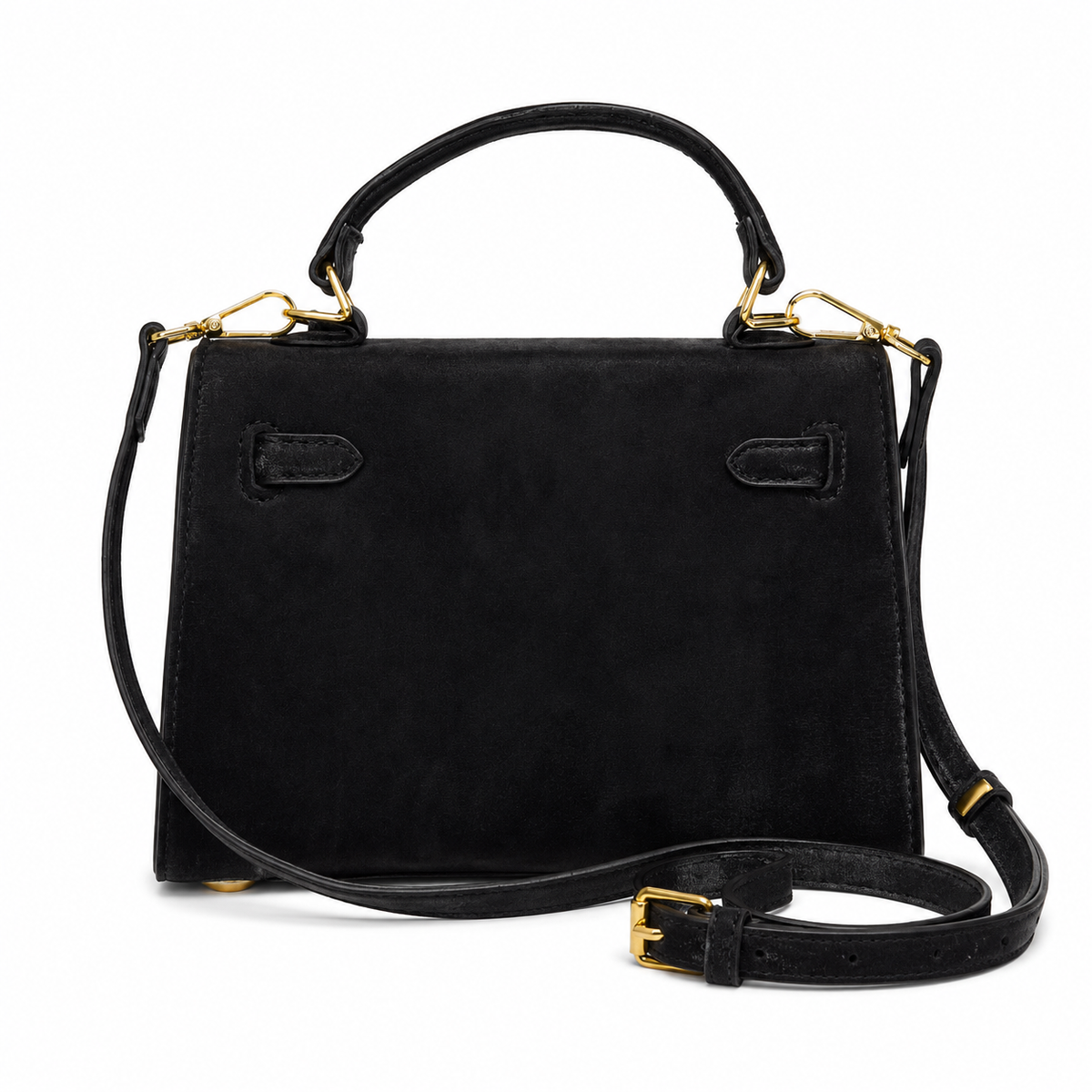 Cartera Bandolera Agamuzada Mujer Asa Superior Ajustable JJ1222